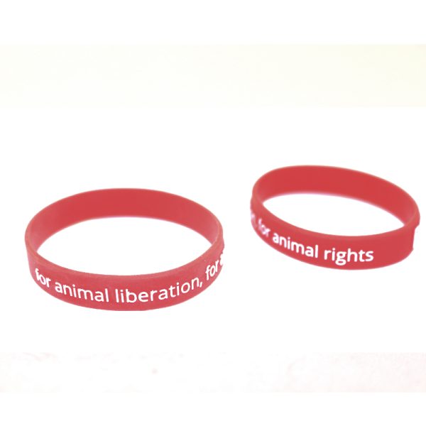 Polsbandje 'Bite Back    for animal liberation, for animal rights' - Image 2