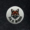 Button 'Fur is murder' - Image 2