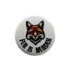 Button 'Fur is murder'