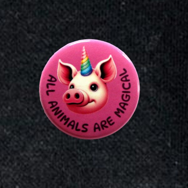Button 'All animals are magical' - Afbeelding 2
