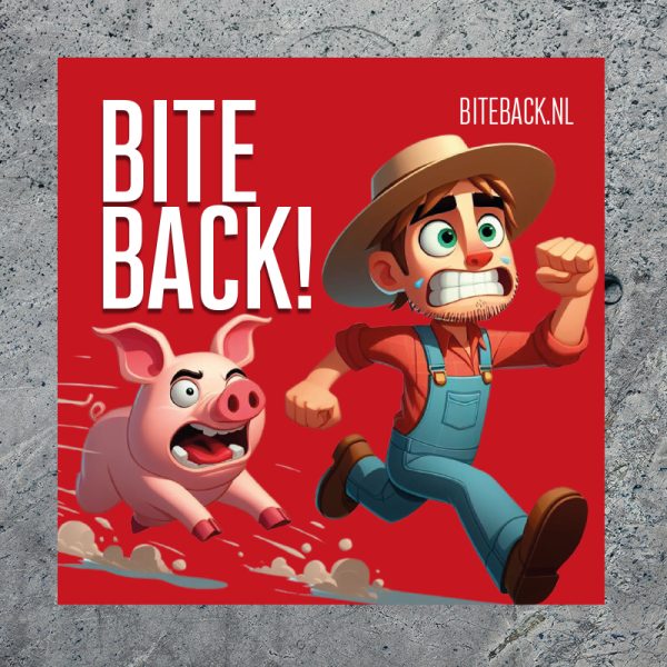 Sticker 'Bite Back!'