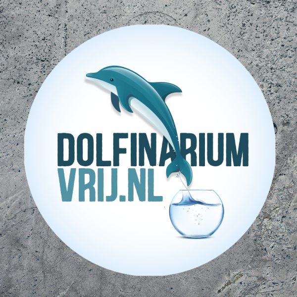 Sticker Dolfinariumvrij.nl