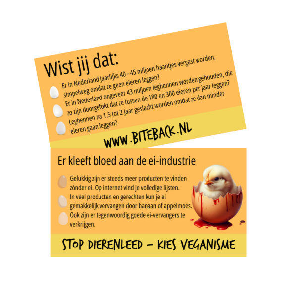 Ei-kaartjes (per 25 stuks)
