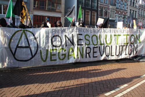 Spandoek van het Zwart-Groene blok