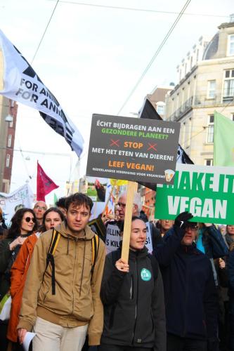 Stop met het eten van dieren